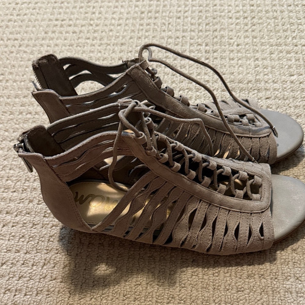 Sam Edelman Taupe Strappy Sandals